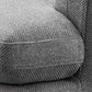 Contemporary Upholstered Cotton Blend Flared Arm Chaise Lounge in Gray Clearhalo 'Chairs & Seating' 'Chaise Lounge' 'chaise_lounge' 'furn' 'furn_chaise_lounge' 'Furniture' 'Living Room Furniture' 1200x1200_243a8cad-bdb3-4c02-9e43-c3a80c015a9a