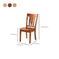 Sillas de comedor de madera sólida sillas de comedor sin brazo de estilo moderno