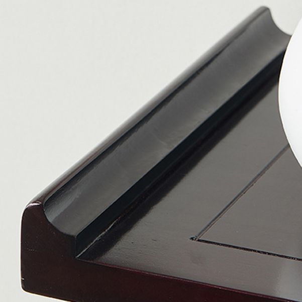 Vaste houten rechthoekige console tabel 31,5-inch hoge accenttafel met plank