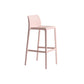 Industrial Stackable Indoor Bar Stool Plastic Armless Bar Height Stool