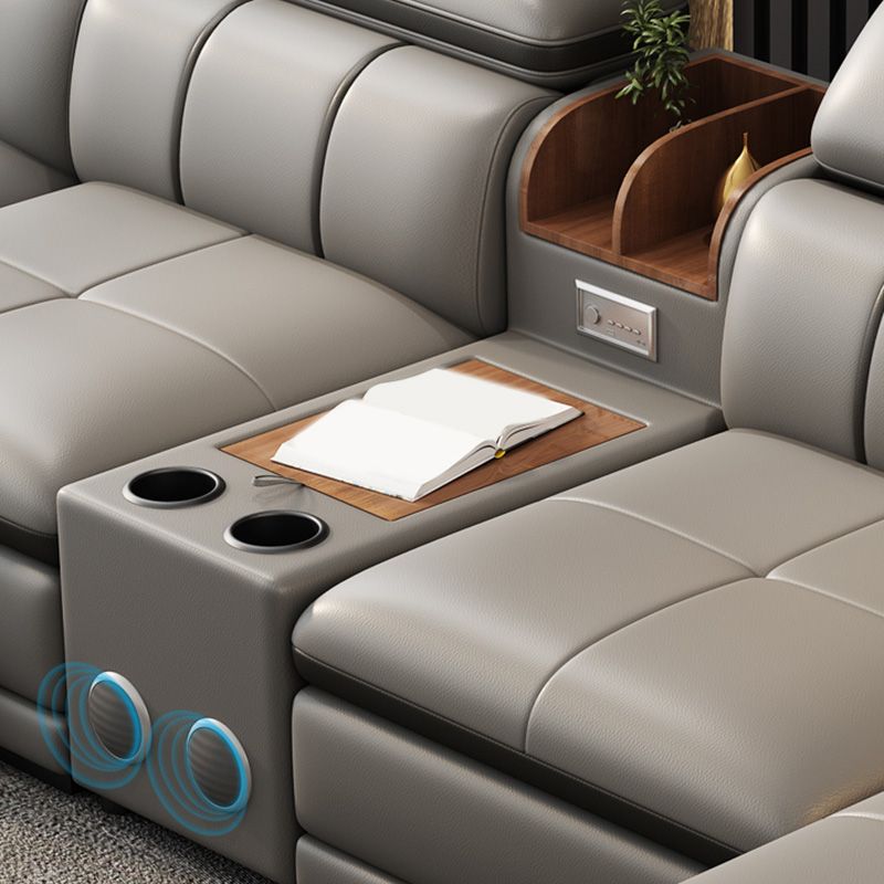 Scandinavian Light-grey High Back Sloped Arm Sectional with Wear-resisting Clearhalo 'furn' 'furn_sectionals' 'Furniture' 'Living Room Furniture' 'Sectionals' 1200x1200_244117f0-b598-4137-b64a-c3d08a1da5f1