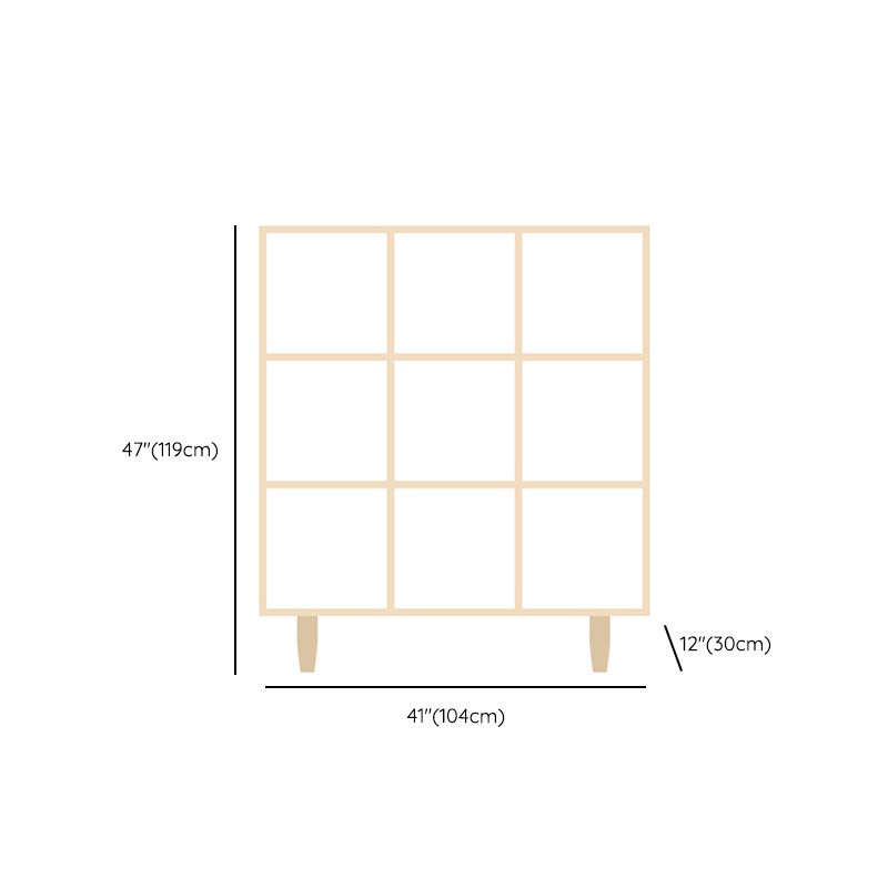 Natural Standard Bookshelf Wooden Contemporary Bookcase with Shelves Clearhalo 'Bookcases' 'furn' 'furn_bookcases' 'Furniture' 'Office Furniture' 1200x1200_24440da5-caa7-4f62-8f05-5c23196aa021
