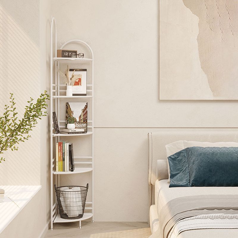 Urban Metal Open Shelf Bookcase Vertical Shelves Included Bookshelf for Study Room