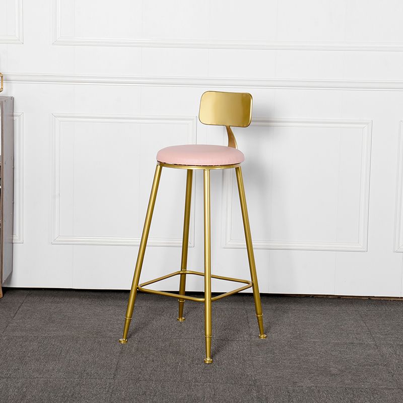 Sgabello da bar con bancone senza bracciolo glam sgabello da cucina in ferro con pedale e cuscino