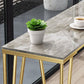 Modern Marble Pub Table with Rectangle Table Top Legs Table - 42" H Clearhalo 'Bar Furniture' 'Bar Tables' 'bar_tables' 'furn' 'furn_bar_tables' 'Furniture' 'furniture_bar_tables' 'Kitchen & Dining Furniture' 1200x1200_24492dcd-9677-4ca3-b36d-9d3b83263289
