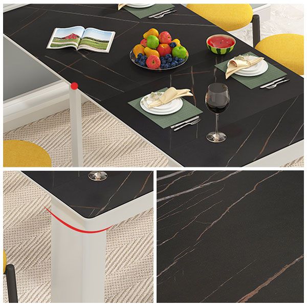 73'' Foldable Poplar Wood Dining Table Modern Rectangle Extendable Table with 5 Legs Clearhalo ' dining_table' 'Dining Tables & Seating' 'Dining Tables' 'furn' 'furn_dining_table' 'Furniture' 'furniture_dining_table' 'Kitchen & Dining Furniture' 'kitchen&dining_furn' 'kitchen' 'kitchen_dining_table' 1200x1200_244b5084-8c72-4df5-ba70-b5470583f3b0