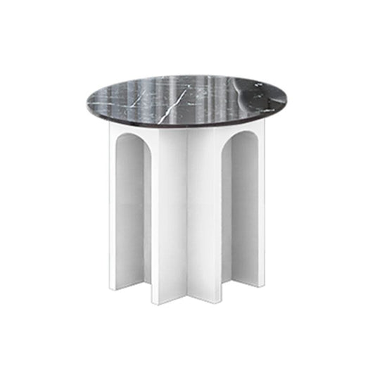 Pedestal 1 Single Coffee Table Marble/Metallic Cocktail Table Clearhalo 'Coffee & Accent Tables' 'Coffee Tables' 'coffee_tables' 'furn' 'furn_coffee_tables' 'Furniture' 'furniture_coffee_tables' 'Living Room Furniture' 1200x1200_244bba98-7364-4db5-81d7-96fc8844594d