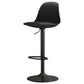 Modern Bucket Adjustable Height Swivel Bar Stool with Metal Base