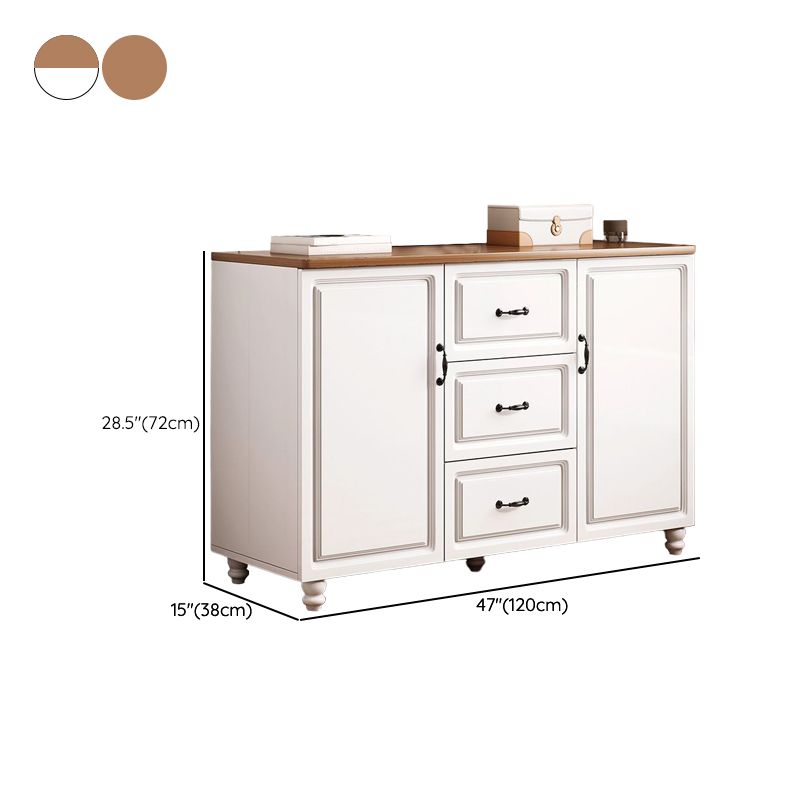 American Traditional Combo Kommode Holzspeicher Brust mit Schubladen für Schlafzimmer