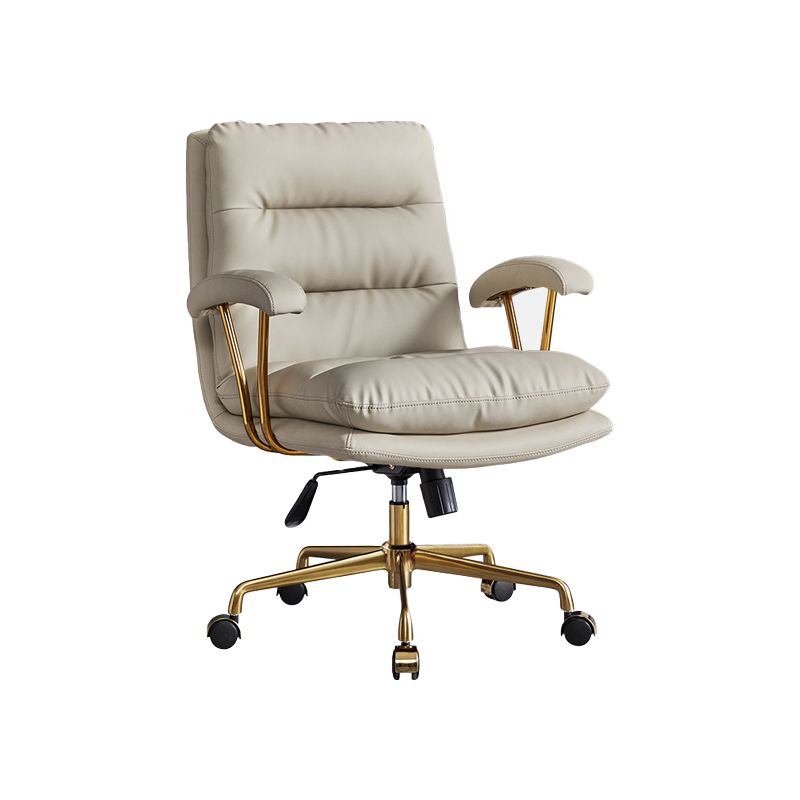 Modern Chair Adjustable Seat Height Padded Arms Desk Chair with Wheels Clearhalo 'furn' 'furn_office_chair' 'Furniture' 'Office Chairs' 'Office Furniture' 'office_chair' 1200x1200_24567d71-d2ca-4716-b1f8-6f3e8459f59b