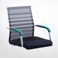Modern Fixed Arms Office Chair Mesh Lumbar Support Mid-Back Office Chair