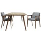 Rectangle Contemporary Dining Table Pine Wood Top Table with 4 Legs Clearhalo ' dining_table' 'Dining Tables & Seating' 'Dining Tables' 'furn' 'furn_dining_table' 'Furniture' 'furniture_dining_table' 'Kitchen & Dining Furniture' 'kitchen&dining_furn' 'kitchen' 'kitchen_dining_table' 1200x1200_24597983-f665-4441-b170-9db2442fd6a8
