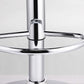 Low Back Dining Stools Adjustable Height Bar Stools with Metal Base