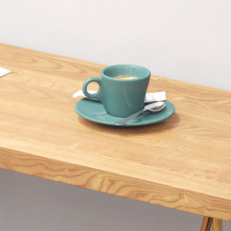 Glam Style – ensemble de Table de bar rectangulaire avec tabourets hauts en bois, 1/2/4 pièces, pour la maison