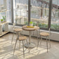 1/2/3/5 Pieces Stools Set Industrial Chrome Metal Pub Table Set for Small Places Clearhalo 'Bar Furniture' 'furn' 'furn_home_bar_bar_sets' 'Furniture' 'Home Bars & Bar Sets' 'home_bar_bar_sets' 'Kitchen & Dining Furniture' 1200x1200_245b2fb5-08df-49aa-89dd-c54fa3298e28