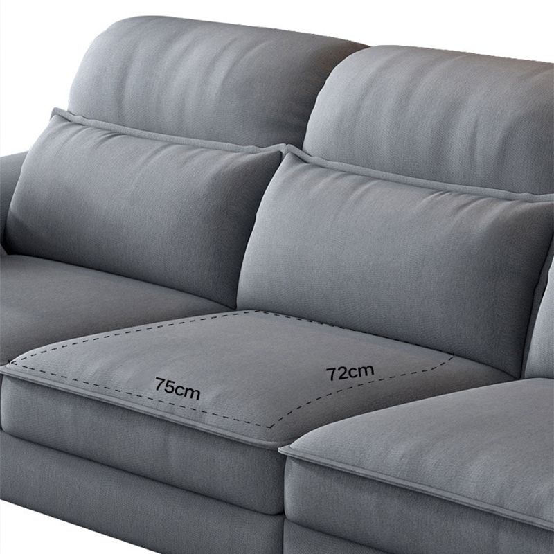 Section moderne de 4 places 138,58 "de large en tissu de large sectionnelle