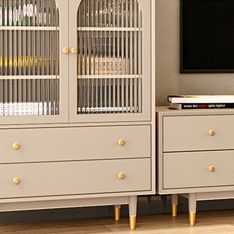 16" D Modern TV Stand Wooden Closed Storage Media Console with 2 Drawers and 1 Door Clearhalo 'furn' 'furn_tv_stands_entertainment_centers' 'Furniture' 'Living Room Furniture' 'TV Stands & Entertainment Centers' 'TV Stands & Media Storage Furniture' 'tv_stands_entertainment_centers' 1200x1200_245e0815-cd80-4318-b34f-eb723ca357ff