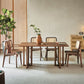 Rectangle Wood Dining Table Modern White Oak Table in Walnut with Double Pedestal Clearhalo ' dining_table' 'Dining Tables & Seating' 'Dining Tables' 'furn' 'furn_dining_table' 'Furniture' 'furniture_dining_table' 'Kitchen & Dining Furniture' 'kitchen&dining_furn' 'kitchen' 'kitchen_dining_table' 1200x1200_245e9686-57e0-486a-91bf-c983259d83c9