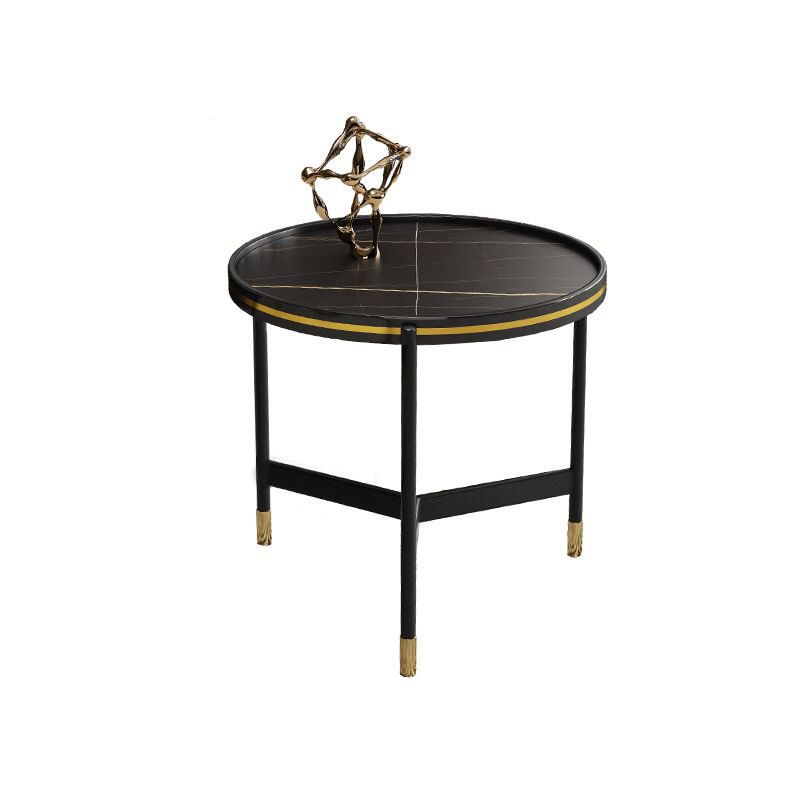 Round Slate 3 Legs Coffee Cocktail Table 2-Piece Coffee Table Set Clearhalo 'Coffee & Accent Tables' 'Coffee Tables' 'coffee_tables' 'furn' 'furn_coffee_tables' 'Furniture' 'Living Room Furniture' 1200x1200_245f40ec-0a75-43b3-8849-52ebd98e62b1