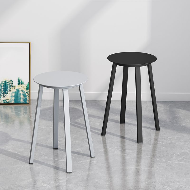 Modern Design Backless Swivel Barstools for Home Armless Stools with Metal Base Clearhalo 'Bar Furniture' 'Bar Stools' 'bar_stools' 'furn' 'furn_bar_stools' 'Furniture' 'furniture_bar_stools' 'Kitchen & Dining Furniture' 1200x1200_245fdb07-f0b9-4136-8055-ebade4014314