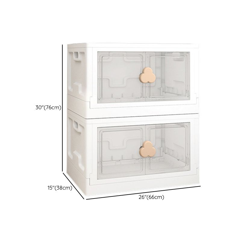 Armoire de rangement à charnière contemporaine Armoire en plastique