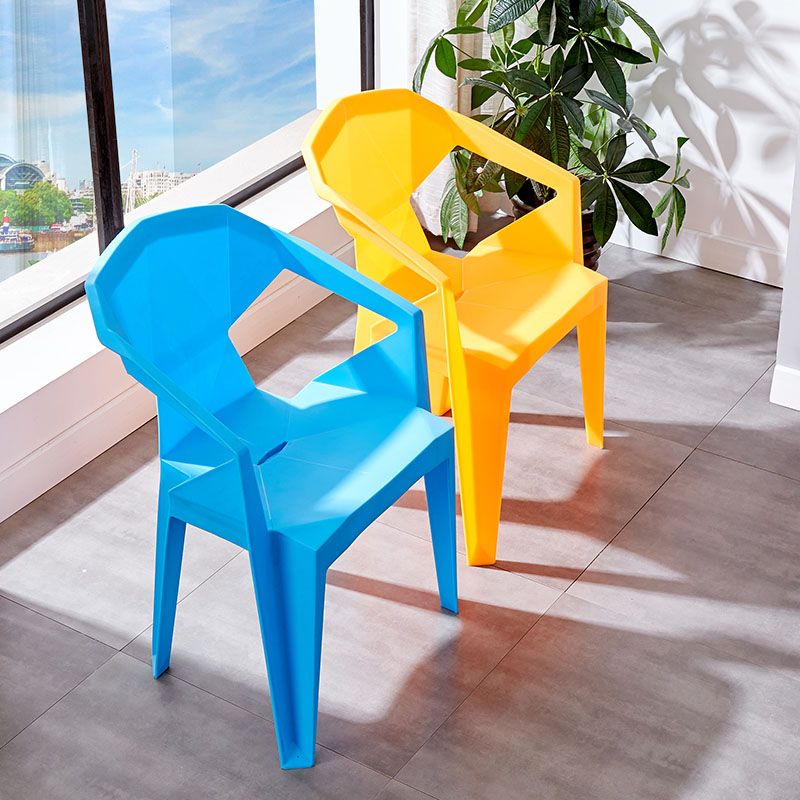 Contemporary Style Dining Chairs Plastic Dining Arm Side Chairs for Kitchen (Set of 4) Clearhalo ' kitchen&dining_furn' 'Dining Chairs' 'Dining Tables & Seating' 'dining_chair' 'furn' 'furn_dining_chair' 'Furniture' 'furniture_dining_chair' 'Kitchen & Dining Furniture' 'kitchen' 1200x1200_24626402-342b-45a8-b83c-1b610ef5c675