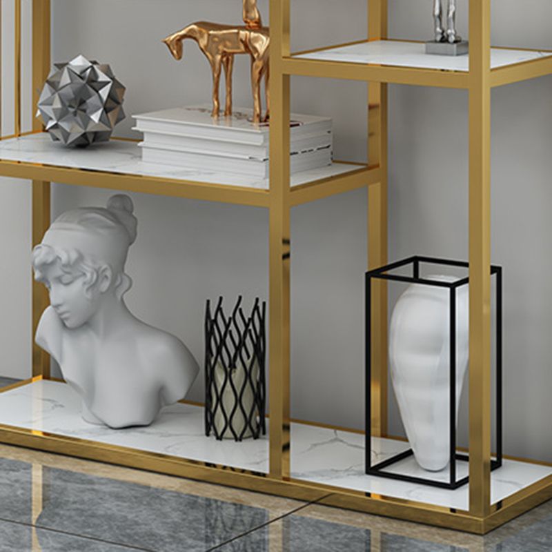 Open Metal and Wood Book Shelf Etagere Shelf Bookcase for Office Clearhalo 'Bookcases' 'furn' 'furn_bookcases' 'Furniture' 'Office Furniture' 1200x1200_2462cb40-38ce-4f74-bc27-0771f2d56128