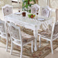 Victorian Style Dining Room Set with Rectangle Table and 4 Legs Base Dining Room Table Set Clearhalo 'Dining Room Sets' 'Dining Tables & Seating' 'dining_room_set' 'furn' 'furn_dining_room_set' 'Furniture' 'furniture_dining_room_set' 'Kitchen & Dining Furniture' 'kitchen&dining_furn' 'kitchen' 1200x1200_2465db6a-c7b8-45cc-9c74-54099ddbabee