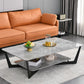 Slate Cross Legs Coffee Table Rectangular Modern Minimalist Coffee Table