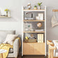 Wood Etagere Bookcase Contemporary Open Back Bookcase for Home Office Clearhalo 'Bookcases' 'furn' 'furn_bookcases' 'Furniture' 'furniture_bookcases' 'kitchen' 'kitchen_bookcases' 'Living Room Furniture' 'Office Furniture' 1200x1200_24689bf2-47a2-42a1-8407-dec3c973765a