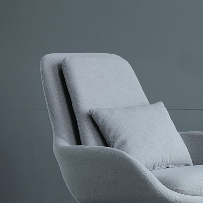 Linen Armless Chair 29.52" Wide Accent Chair with Cushion Back for Living Room Clearhalo 'Accent Chairs' 'accent_chairs' 'Chairs & Seating' 'furn' 'furn_accent_chairs' 'Furniture' 'Living Room Furniture' 1200x1200_246959c9-3219-4291-a227-a01e03f7166c