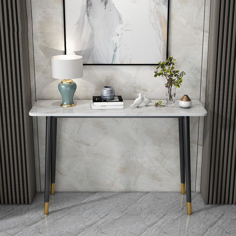 Tavolo di divano resistente alle macchie per graffio di ardesia contemporanea