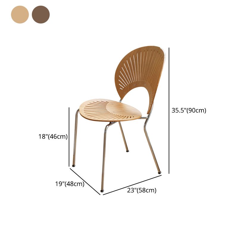 Industrial Armless Chairs Indoor-Outdoor Solid Wood Dining Side Chair Clearhalo ' kitchen&dining_furn' 'Dining Chairs' 'Dining Tables & Seating' 'dining_chair' 'furn' 'furn_dining_chair' 'Furniture' 'furniture_dining_chair' 'Kitchen & Dining Furniture' 'kitchen' 1200x1200_246b5665-81e6-461a-9429-2f0b1c93938e