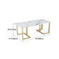 Glam Style Office Desk Meeting White Writing Desk for Study Room and Office Clearhalo 'furn' 'furn_office_desk' 'Furniture' 'Office Desks' 'Office Furniture' 'office_desk' 1200x1200_246c2a80-8706-4c81-9d76-d9eb5b02f211
