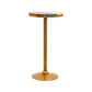 Solid Wood Bar Table Set Glam Round 1/3 Pieces Counter Table for Dining Room