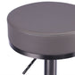 Industrial Leather Bar Stool Adjustable Backless Counter Stool for Bristol