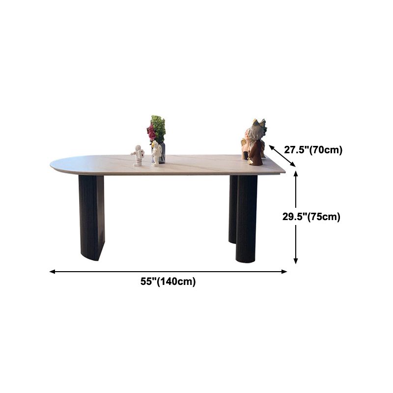 Simplicity Style Free from Dining Site Table Stone Home Dining Room Furniture Clearhalo ' dining_table' 'Dining Tables & Seating' 'Dining Tables' 'furn' 'furn_dining_table' 'Furniture' 'furniture_dining_table' 'Kitchen & Dining Furniture' 'kitchen&dining_furn' 'kitchen' 'kitchen_dining_table' 1200x1200_24729f4f-849b-40a3-9cc7-e34cc098c13b