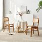 Glam Rattan Patio Dining Chair Open Back Dining Side Chair for Dining Room Clearhalo 'Dining Chairs' 'Dining Tables & Seating' 'dining_chair' 'furn' 'furn_dining_chair' 'Furniture' 'furniture_dining_chair' 'Kitchen & Dining Furniture' 1200x1200_2473f4c2-f965-48a4-b81a-d125d6b9ab3d