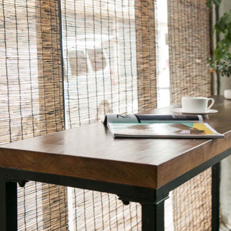 Contemporary Bar Table Set 1/5/7 Pieces Rectangle Solid Wood Counter Table Set Clearhalo 'Bar Furniture' 'furn' 'furn_home_bar_bar_sets' 'Furniture' 'Home Bars & Bar Sets' 'home_bar_bar_sets' 'Kitchen & Dining Furniture' 1200x1200_24781250-19b6-4055-aaa7-53d6aa0ba36f
