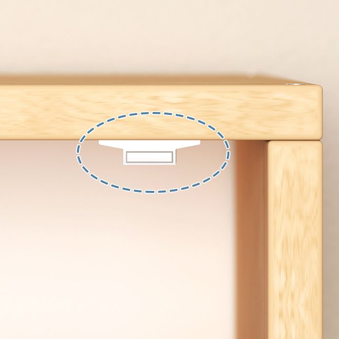 ウッドブックケーススカンジナビアの本棚、13.78 "L x 9.45" w x 13.78 "h