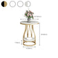 24.8" Tall Round Side Accent Table Metal Frame Nesting End Table Clearhalo 'Coffee & Accent Tables' 'End & Side Tables' 'end_side_tables' 'furn' 'furn_end_side_tables' 'Furniture' 'Living Room Furniture' 1200x1200_247a77b7-f210-4259-9105-ecdfe5f4ce36