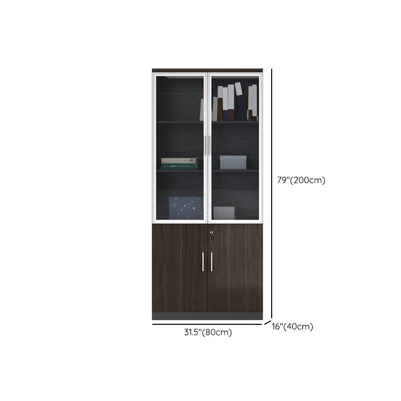 Archivo moderno medieval Babyet Marco de madera Archivo vertical