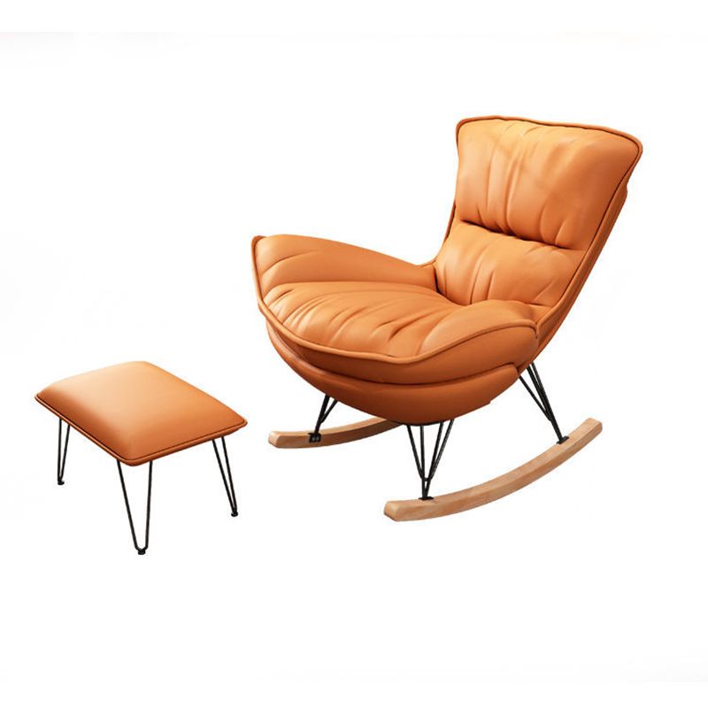 35.82" L x 39.76" W x 34.25" H Armless Lounge Chair with Ottoman for Living Room Clearhalo 'Accent Chairs' 'accent_chairs' 'Chairs & Seating' 'furn' 'furn_accent_chairs' 'Furniture' 'furniture_accent_chairs' 'Living Room Furniture' 1200x1200_247d847a-844b-471a-a91c-54fa9013f2dc