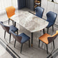 Round Traditional Luxury Dining Table Sintered Stone Table with 4 Black Legs Clearhalo ' dining_table' 'Dining Tables & Seating' 'Dining Tables' 'furn' 'furn_dining_table' 'Furniture' 'furniture_dining_table' 'Kitchen & Dining Furniture' 'kitchen&dining_furn' 'kitchen' 'kitchen_dining_table' 1200x1200_247ee1fb-2a8d-454c-a088-9942b2402e36