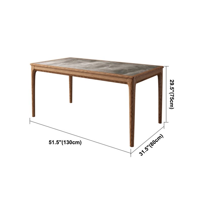 Industrial Gray Sintered Stone Table Standard Kitchen Dining Table with 4 Legs Base Clearhalo ' dining_table' 'Dining Tables & Seating' 'Dining Tables' 'furn' 'furn_dining_table' 'Furniture' 'furniture_dining_table' 'Kitchen & Dining Furniture' 'kitchen&dining_furn' 'kitchen' 'kitchen_dining_table' 1200x1200_248081af-ee09-4491-8517-0798c0b09970