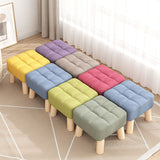 モダニズムオットマンベルベット布張りフェード抵抗性の広場オットマン