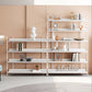 Contemporary Metal Etagere Bookshelf Open Office and Living Room Bookcase Clearhalo 'Bookcases' 'furn' 'furn_bookcases' 'Furniture' 'furniture_bookcases' 'Office Furniture' 1200x1200_24816cd2-9477-4586-a064-4f70023fdaa5