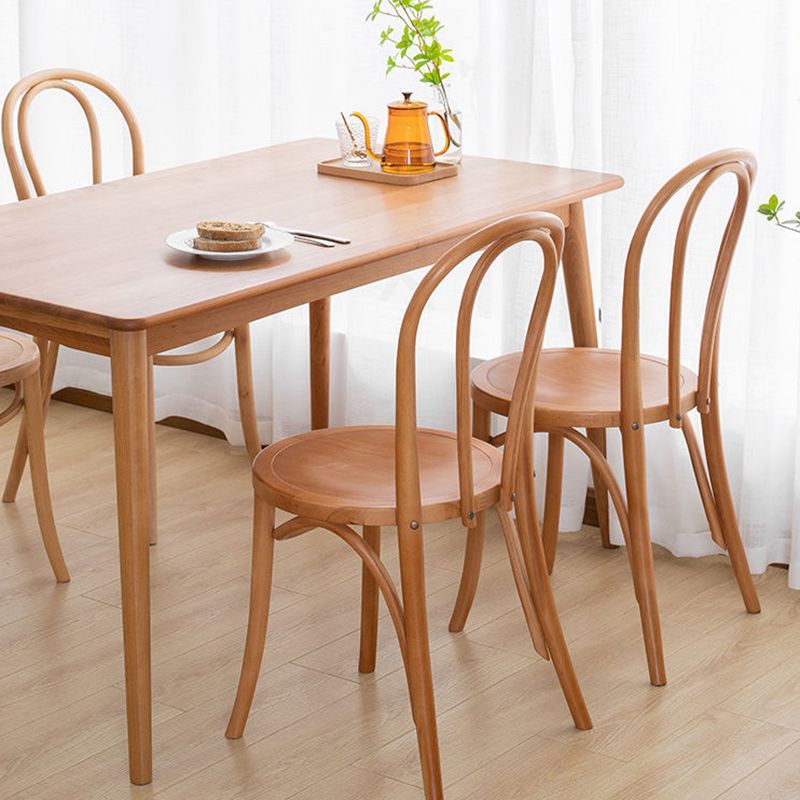 Wood Modern Style Side Chair Open Back Dining Chair for Dining Room Clearhalo 'Dining Chairs' 'Dining Tables & Seating' 'dining_chair' 'furn' 'furn_dining_chair' 'Furniture' 'Kitchen & Dining Furniture' 1200x1200_248361a8-40e3-43c0-b807-82f4979d93e1