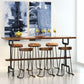 Saddle Seat Coffee Shop Bar & Counter Stool Modern Wood and Metal Dining Stool Clearhalo 'Bar Furniture' 'Bar Stools' 'bar_stools' 'furn' 'furn_bar_stools' 'Furniture' 'Kitchen & Dining Furniture' 1200x1200_248479a9-12a2-4e57-b285-1fb224c8591a