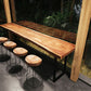 Modern Wood Counter Height Set 1/2/5 Pieces Indoor Natural Counter Set Clearhalo 'Bar Furniture' 'furn' 'furn_home_bar_bar_sets' 'Furniture' 'Home Bars & Bar Sets' 'home_bar_bar_sets' 'Kitchen & Dining Furniture' 1200x1200_24854639-e6ec-411c-bb6f-55505647f8ce